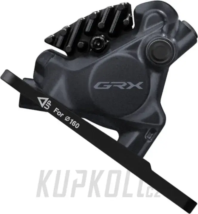 Silniční brzdový třmen Shimano GRX BR-RX410, Flat mount destičky s chladičem Výhodná Nabídka