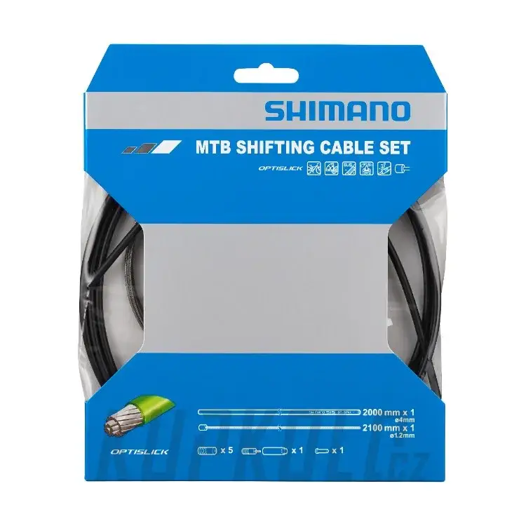 Sada řadících lanek a bowdenů SHIMANO OT-SP41 Optislick MTB 1x12 Nová Kolekce