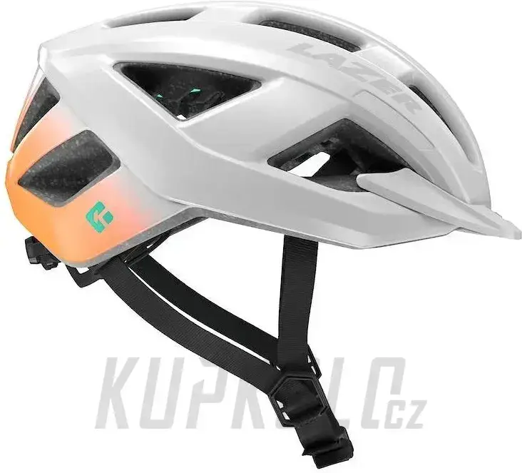 Sezónní Sleva Volnočasová přilba LAZER Cerro KinetiCore, bílá/oranžová