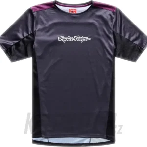 Dres Troy Lee Designs Stage SS Jersey Signature Carbon Sleva
