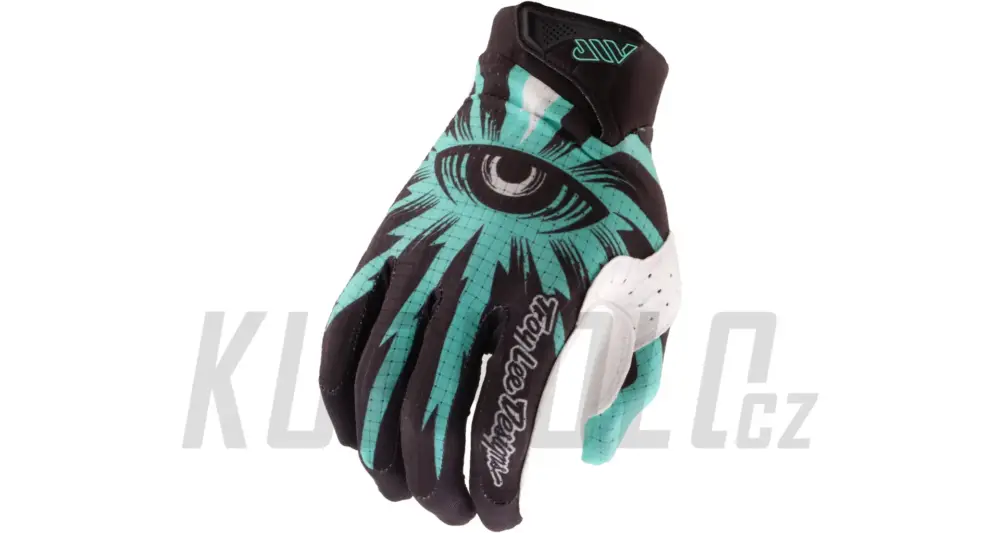 Rukavice Troy Lee Designs AIR CYCLOPS CARBON / REAL TEAL Vrácení Zdarma