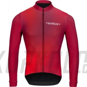 Must-Have Cyklistický dres Wilier Aurora dlouhý rukáv, červený
