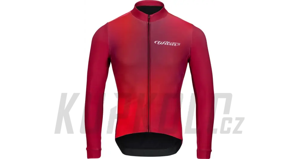Must-Have Cyklistický dres Wilier Aurora dlouhý rukáv, červený