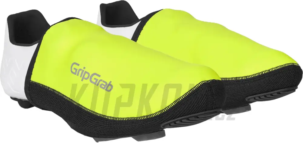 Hit Sezóny Větruodolné návleky na špičky treter GripGrab PACR Windproof Toe Covers Hi-vis