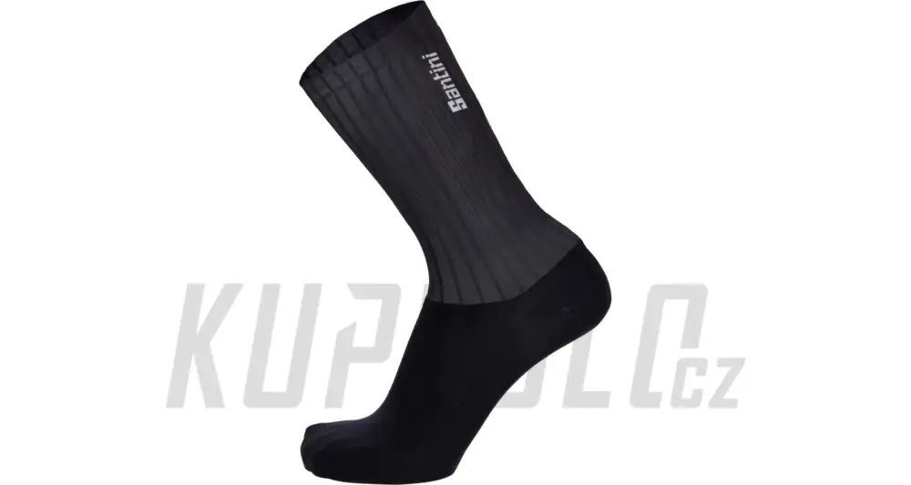 Ponožky Santini MADSS Black Víkendová Akce