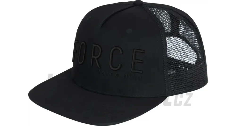 Kšiltovka Force Trucker Logo 3D, černá Omezená Nabídka