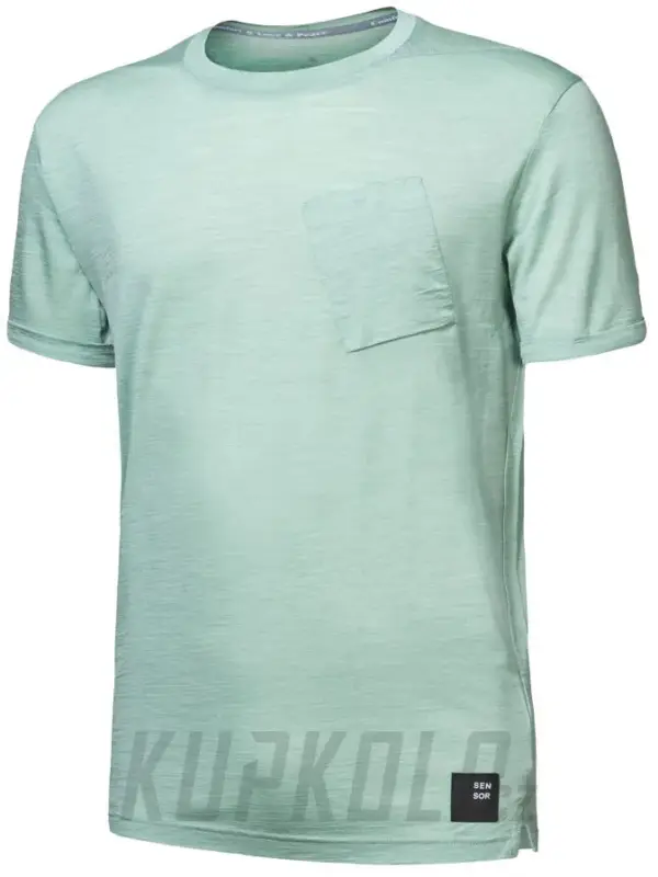 Sensor Merino AIR Traveller pánské triko kr. rukáv, Basil Green Novinka