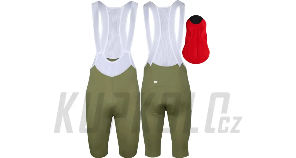 Kraťasy Force Force Mono se šráky a vložkou, zelené Zlevněný