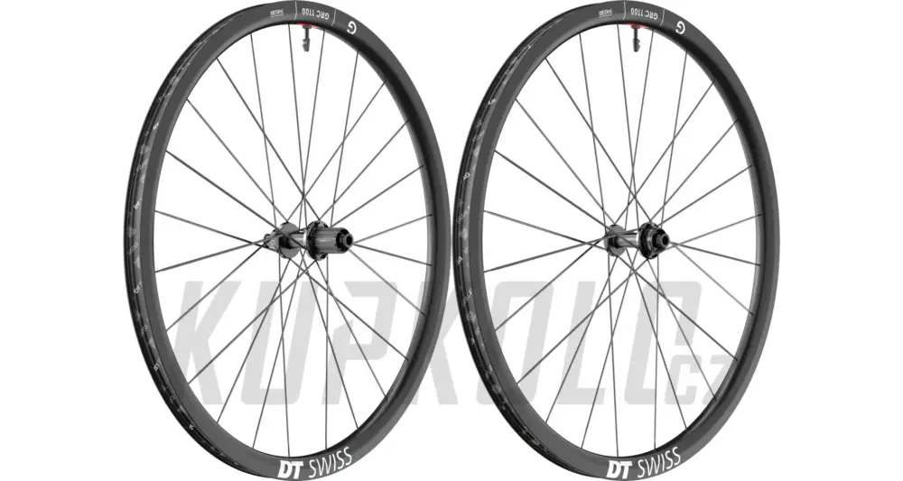 Značkový Zapletená kola DT Swiss GRC 1100 Dicut 30 mm DB 28", 700C, Carbon, Center Lock