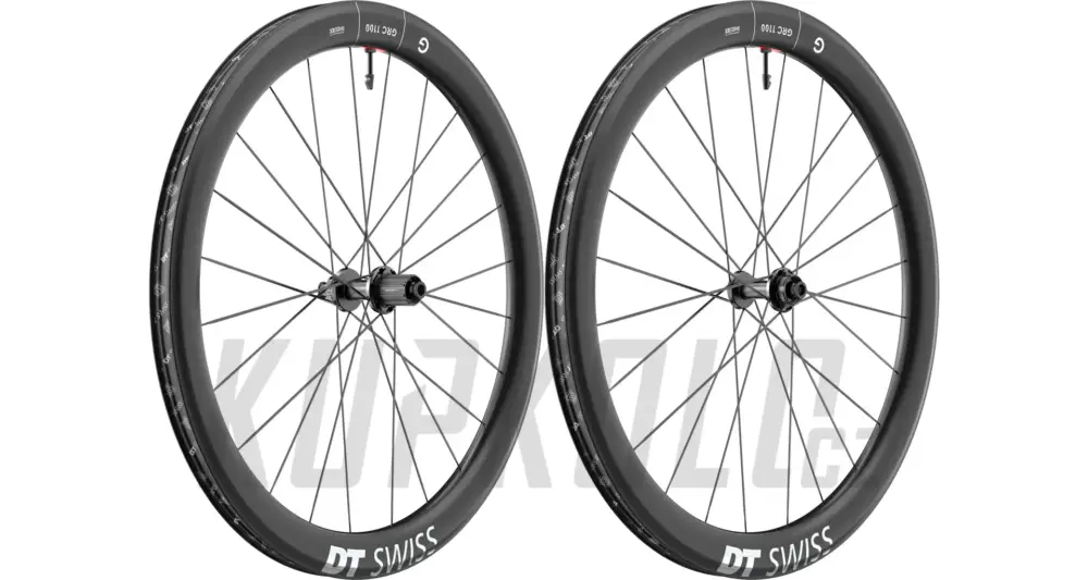 Nová Kolekce Zapletená kola DT Swiss GRC 1100 Dicut 50 mm DB 28", 700C, Carbon, Center Lock