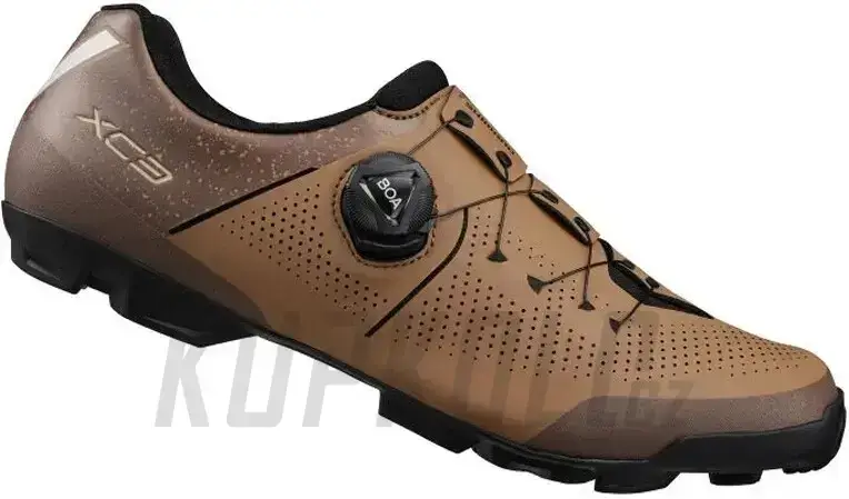 Akční Nabídka Tretry Shimano MTB SH-XC302, hnědá, širší