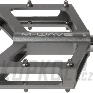 Pedály M-Wave FLAT standard závit 9/16" titanově šedé Nakupujte Hned