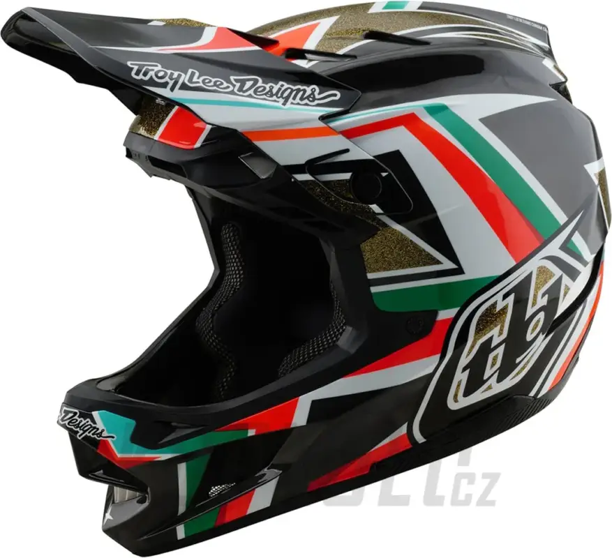 Jen Po Omezenou Doba Helma Troy Lee Designs D4 Carbon Mips Frames Black / gold