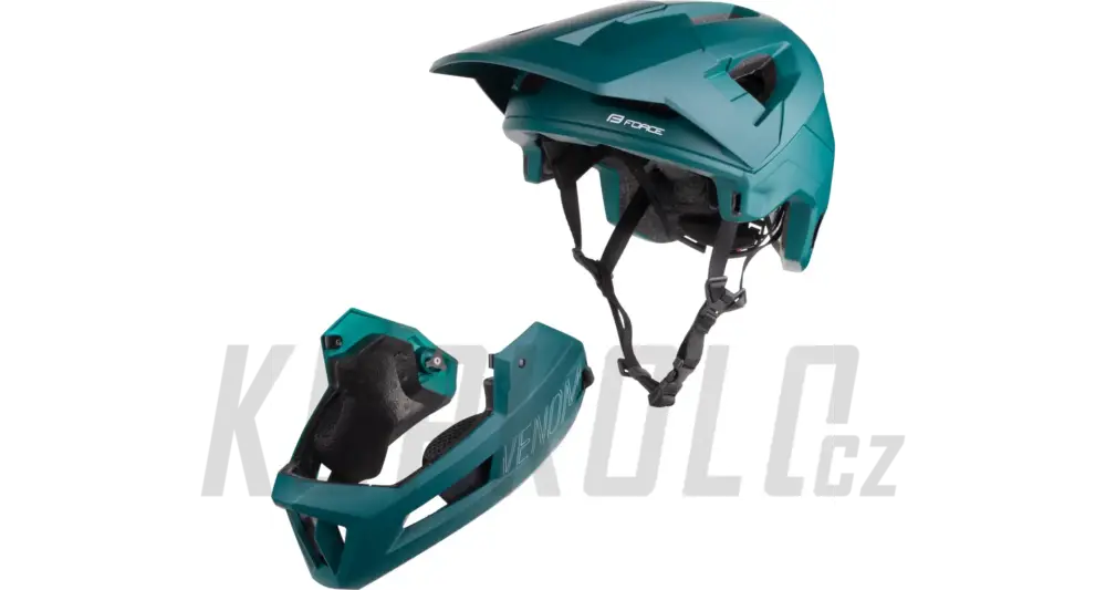 Víkendová Akce Helma Force Venom downhill, petrolejová