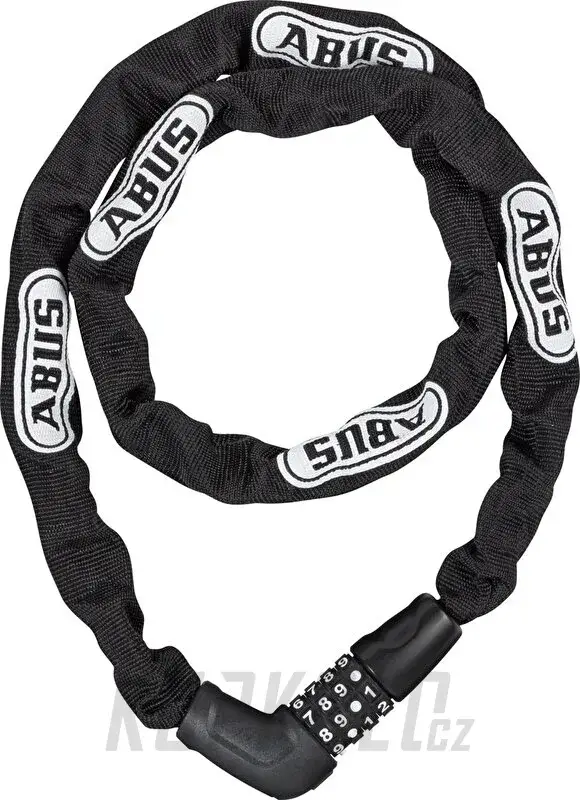 Řetězový zámek ABUS 5805C/110 Steel-O-Chain černý kódový Zlevněný