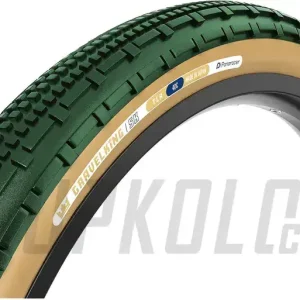 Originální Barevný gravel plášť Panaracer GRAVELKING SK british racing green/hnědá