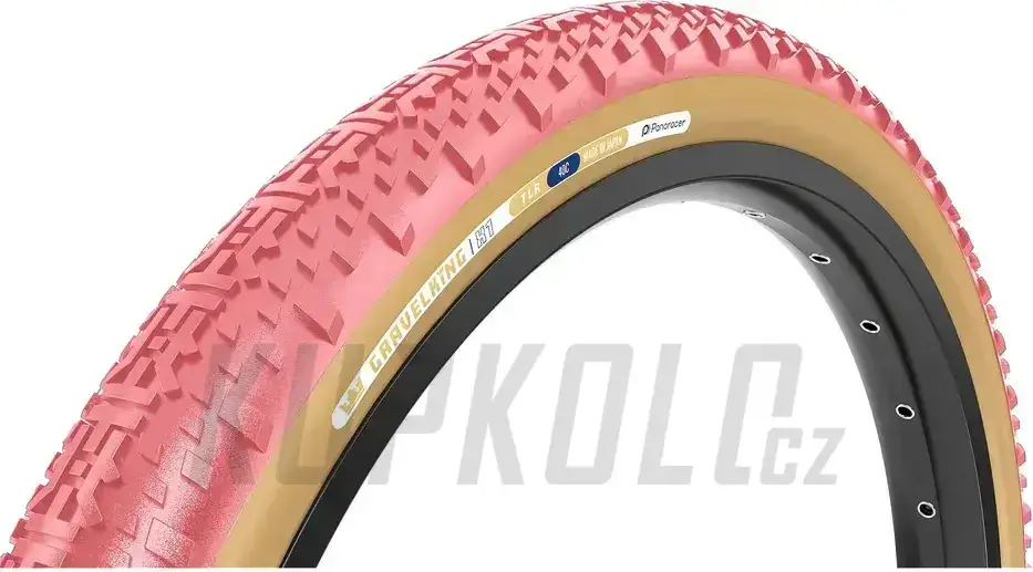 Nejlepší Volba Barevný gravel plášť Panaracer GRAVELKING X1 sakura/hnědá