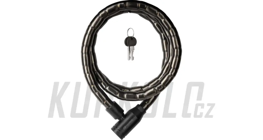 Nejprodávanější Zámek Force 18/1500mm, článkový, bez držáku, černý