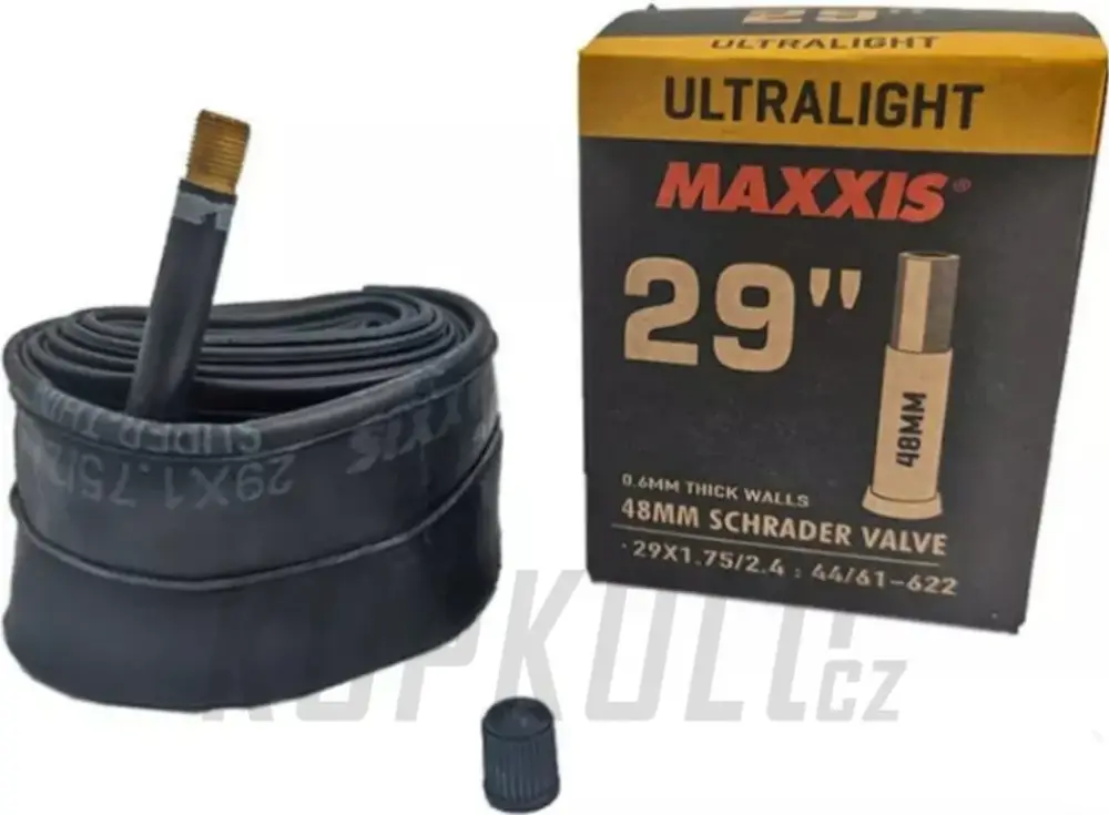 29" Duše Maxxis Ultralight Tube 29x1,75-2,4, auto ventilek Speciální Cena