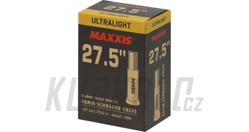 Rychlé Dodání Duše Maxxis Ultralight 27,5x1,75-2,4 Auto 48mm