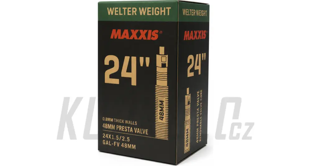 Dokud Zásoby Vydrží 24" Duše Maxxis Welter Weight 24x1,5-2,5 gal. 48mm