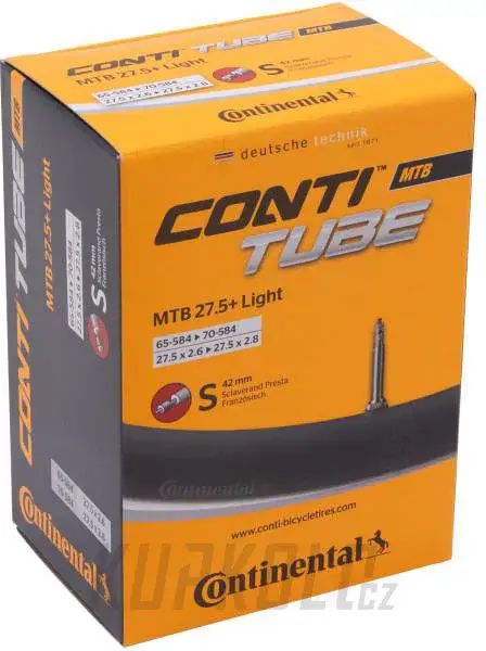 Super Cena Duše CONTINENTAL MTB Light 27.5+ - galuskový 42mm