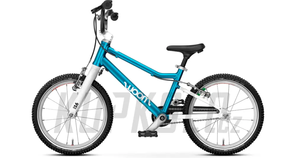 Poslední Šance Dětské kolo 16" Woom 3 GO metallic blue 2025