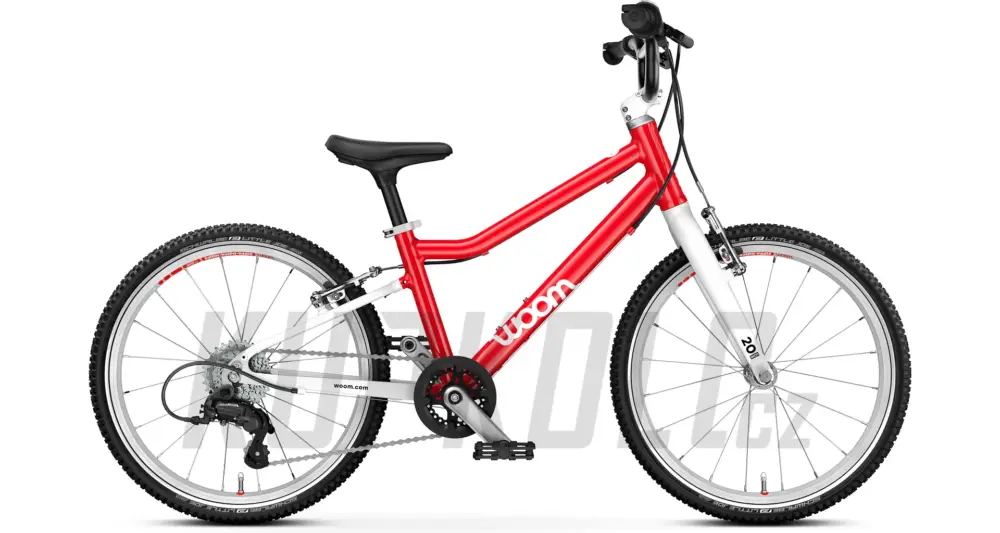 Dětské kolo 20" Woom 4 GO red 2025 Hit Sezóny