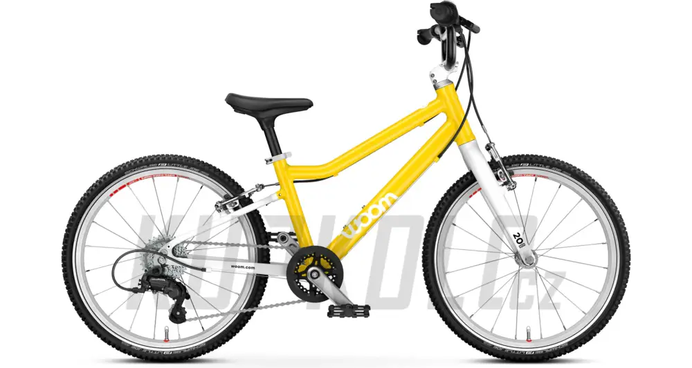 Pouze Dnes Dětské kolo 20" Woom 4 GO vibrant yellow 2025