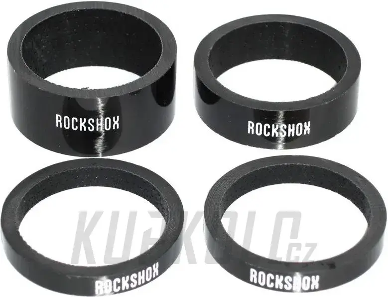 Levný Podložky pod představec, UD Carbon, RockShox - (5mm x 2, 10mm x 1, 15mm x 1)