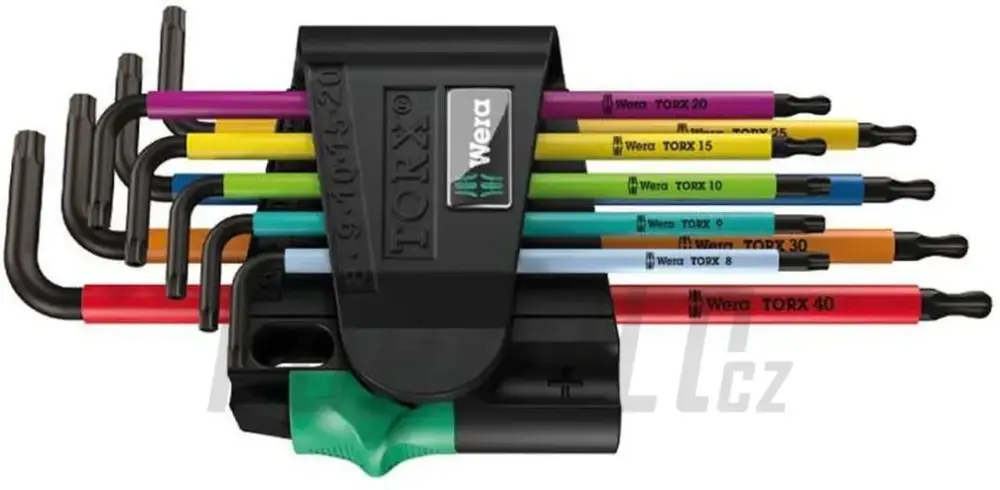 Must-Have Sada klíčů TORX BO WERA se zásobníkem, 9ks