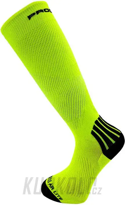 Novinka Progress Compress Air Lite kompresní ponožky, neon zelená
