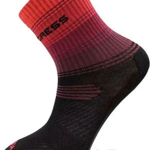 Progress Vereda Sox outdoorové ponožky, černá/červená Cenová Bomba