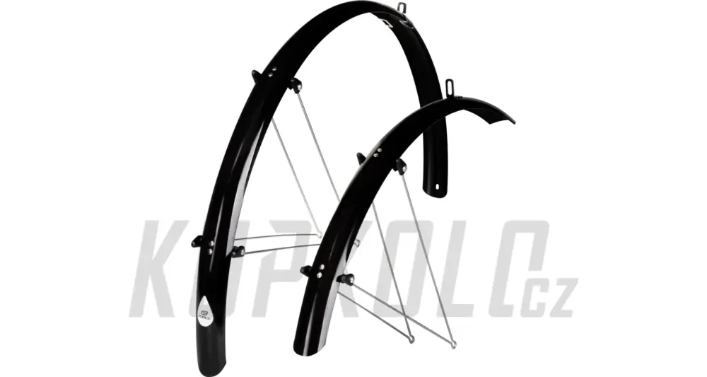 Blatníky FORCE 48 Aluflex 28" XL + V vzpěry,černé Koupit Online