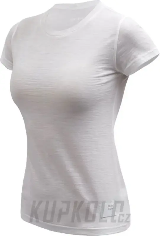 Dámské triko Sensor Merino Cordura, krátký rukáv, bílá Zlevněný