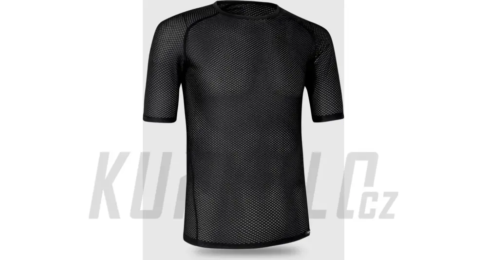 Nejprodávanější GripGrab Ultralight Mesh Short Sleeve Base Layer pánské merino triko, kr.rukáv, černá