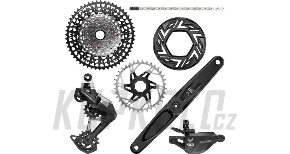 Nejprodávanější Sada Sram Eagle 90 E-bike Sram Brose T-Type Transmission sada 1x12s DUB, 10-52z