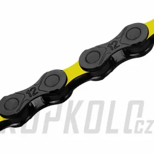 Řetěz KMC DLC 12s, 126 článků, žlutá/černá Akční Cena