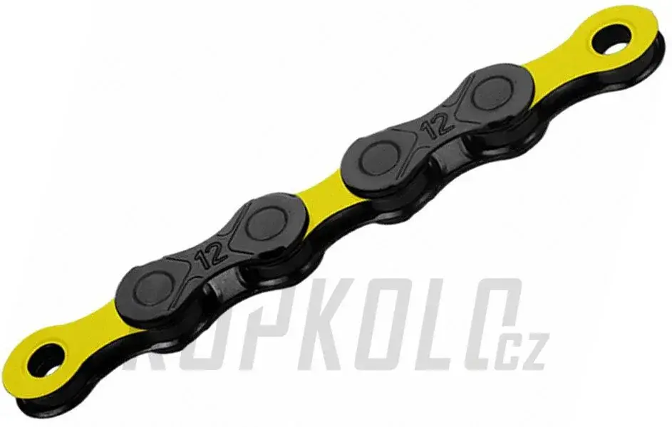 Řetěz KMC DLC 12s, 126 článků, žlutá/černá Akční Cena