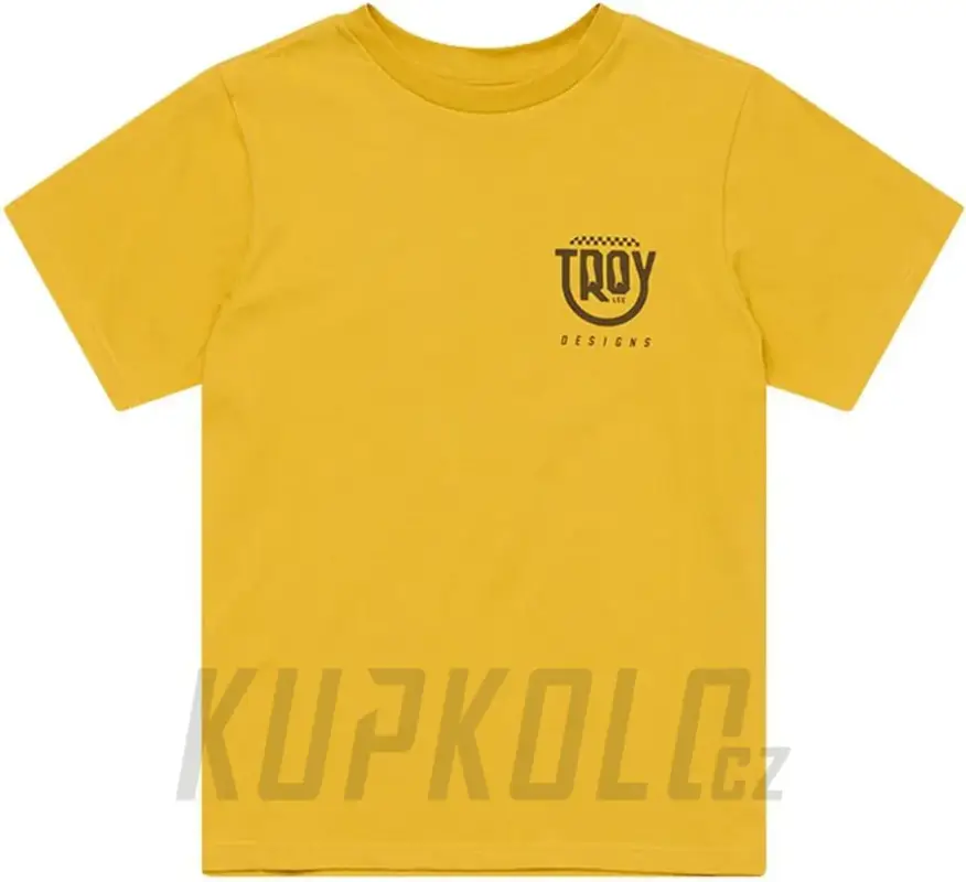 Dámské triko Troy Lee Designs s krátkým rukávem Smiley Golden Vrácení Zdarma