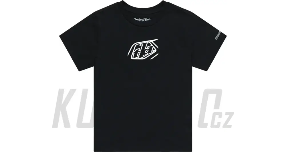 Triko Troy Lee Designs Badge Black Finální Výprodej