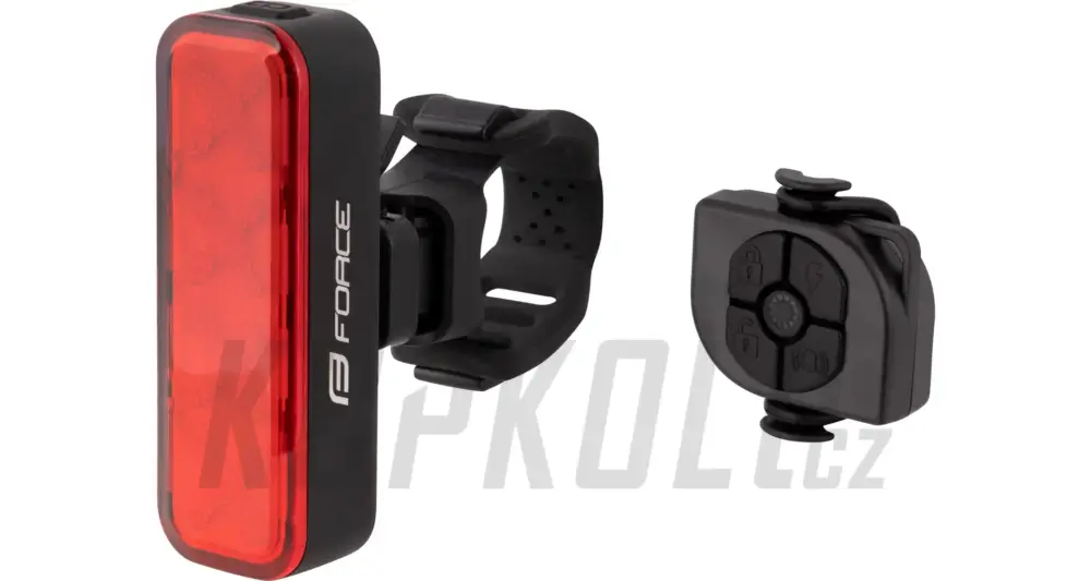 Super Cena Zadní blikačka Force Alarm 300LM, 36x LED, USB