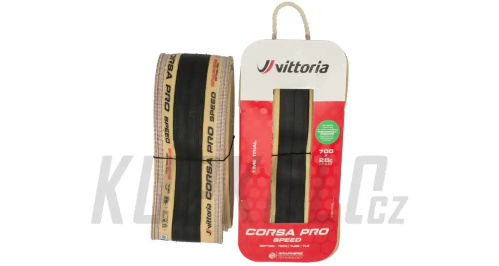 Silniční plášť VITTORIA Corsa Pro Speed, TLR cotton tan-blk-blk G2.0 Autentický