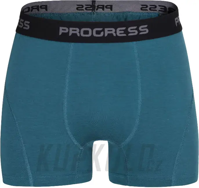 Progress Bamboo pánské funkční boxerky s bambusem, zelená Autentický