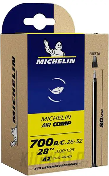 Duše silniční Michelin AirComp Ultralight 700x25-32, 80mm Super Cena