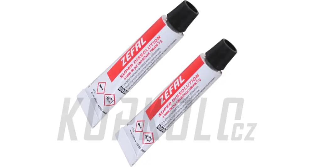 Zéfal lepidlo Rubber cement 2xtuba 5g Výprodej