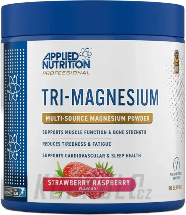 Nakupujte Hned Applied Nutrition hořčík Tri-Magnesium 200g – Jahoda & Malina