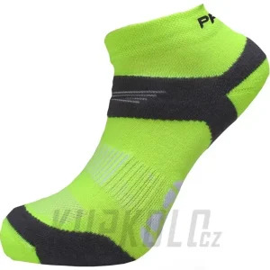 Progress Running Sox běžecké ponožky, reflexní žlutá/šedá Nejlepší Volba