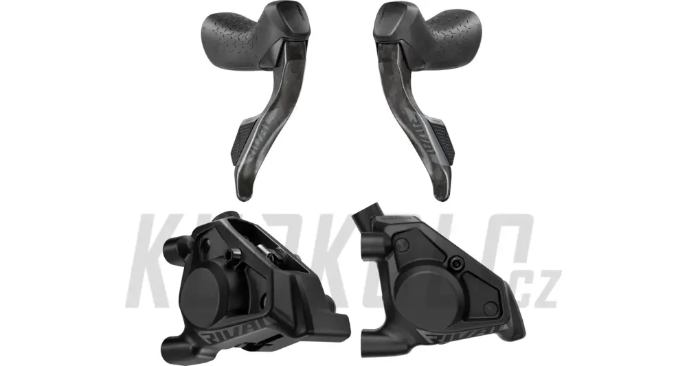 Cenová Bomba Řadicí a brzdová páka Sram Rival E1 AXS eTap + třmen Flat