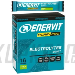 Rozpustný prášek Enervit PURE-PRO Electrolytes Boost, box, 16x 4 g Tovární Cena